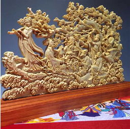 崖柏根雕傳神韻 八仙過海雙面精雕擺件，家居辦公的藝術典藏