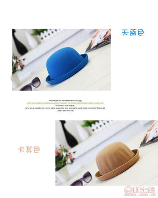 韓版潮流來襲 半球商城新款春秋毛呢禮帽，時(shí)尚與品質(zhì)并存